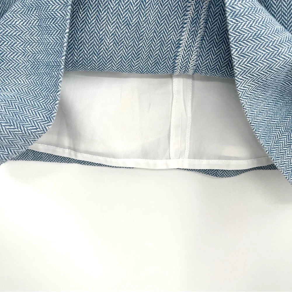 J. Crew Light Blue A-Line Skirt